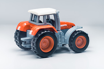 Image showing Children plastic toy tractor