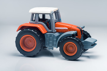 Image showing Children plastic toy tractor