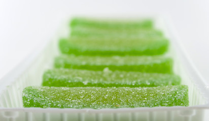 Image showing green candies