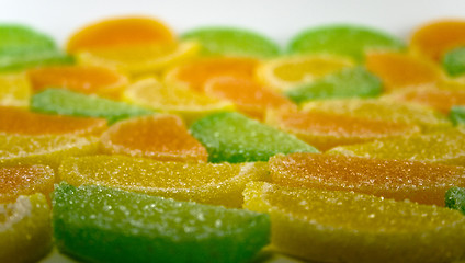 Image showing colourful fruit candies