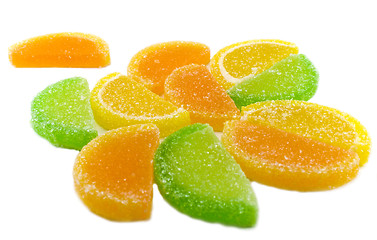 Image showing colourful fruit candies