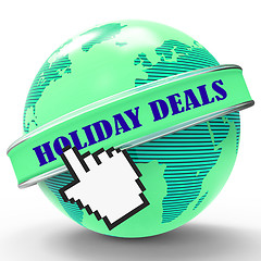 Image showing Holiday Deals Indicates Promo Vacation And Vacationing