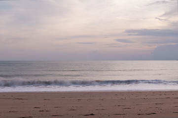 Image showing Landscape with sea and sky