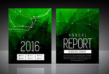 Image showing Annual report cover template