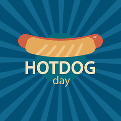 Image showing vector Hotdog icon