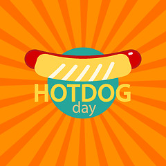 Image showing vector Hotdog icon