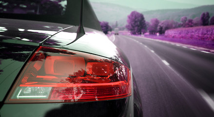 Image showing Car on the highway