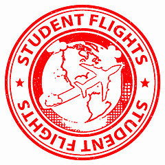 Image showing Student Flights Indicates Plane Aeroplane And Aircraft