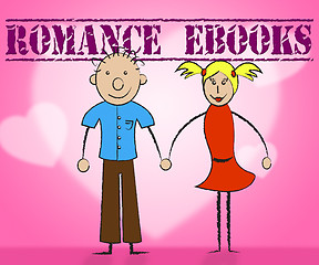 Image showing Romance Ebooks Represents Compassion Affection And E-Book