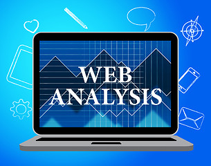 Image showing Web Analysis Shows Data Analytics And Analyst