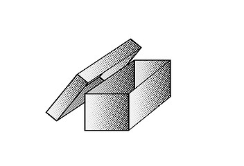 Image showing white open box