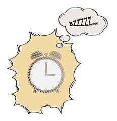 Image showing comic alarm clock