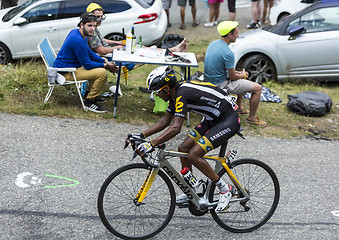 Image showing The Cyclist Merhawi Kudus Ghebremedhin - Tour de France 2015