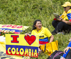 Image showing Colombian Supporters