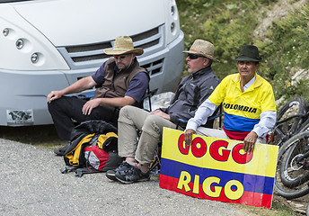 Image showing Old Colombian Supporter