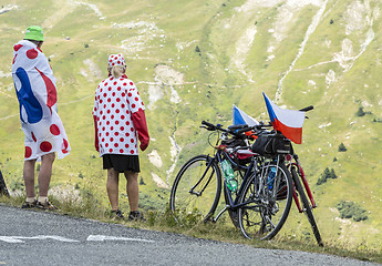 Image showing Fans of Le Tour de France