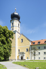 Image showing church at Bernried at Starnberg lake Bavaria