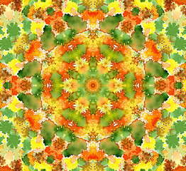 Image showing Bright watercolor pattern