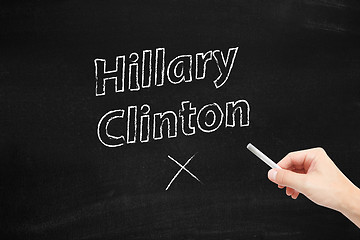 Image showing Hillary Clinton