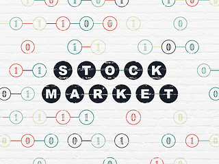 Image showing Business concept: Stock Market on wall background
