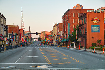 Image showing Downtown Nashville cityscape in the morning