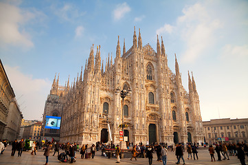 Image showing Duomo cathedral in Milan, Italy