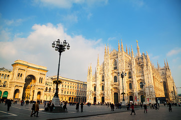 Image showing Duomo cathedral in Milan, Italy