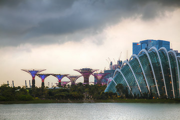 Image showing Singapore financial district