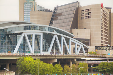 Image showing Philips Arena and CNN Center in Atlanta, GA