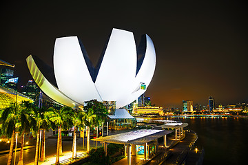 Image showing ArtScience Museum in Singapore