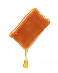 Image showing melting caramel candy