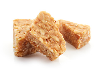 Image showing caramel and oat cookies