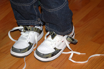 Image showing Untied Shoes