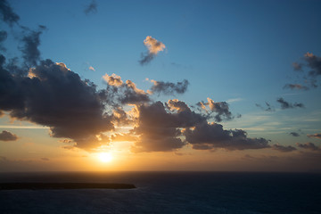 Image showing Sunset at Santorini, Greece