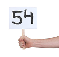 Image showing Sign with a number, 49