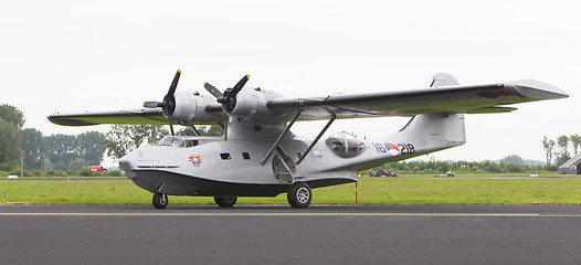 Image showing LEEUWARDEN, NETHERLANDS - JUNE 11: Consolidated PBY Catalina in 