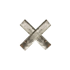 Image showing Letter X