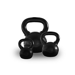 Image showing Kettlebells