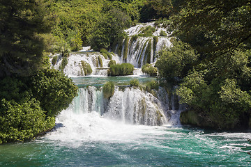 Image showing Waterfalls Krka