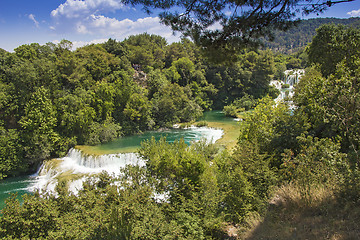 Image showing Waterfalls Krka