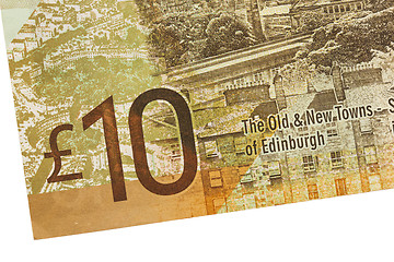 Image showing Scottish Banknote, 10 pounds