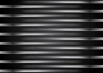 Image showing Black metallic striped design