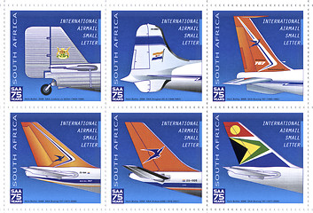 Image showing South African Airways Stamps
