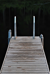 Image showing Small bridge for bathing.