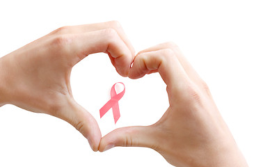 Image showing Pink Ribbon