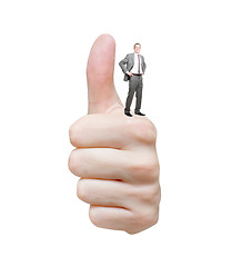 Image showing Thumbs up