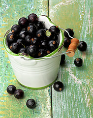 Image showing Fresh Berries of Blackcurrant