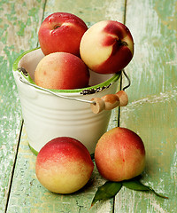 Image showing Ripe Small Nectarines