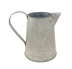 Image showing Empty metal jug