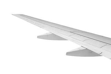 Image showing Airplane wing